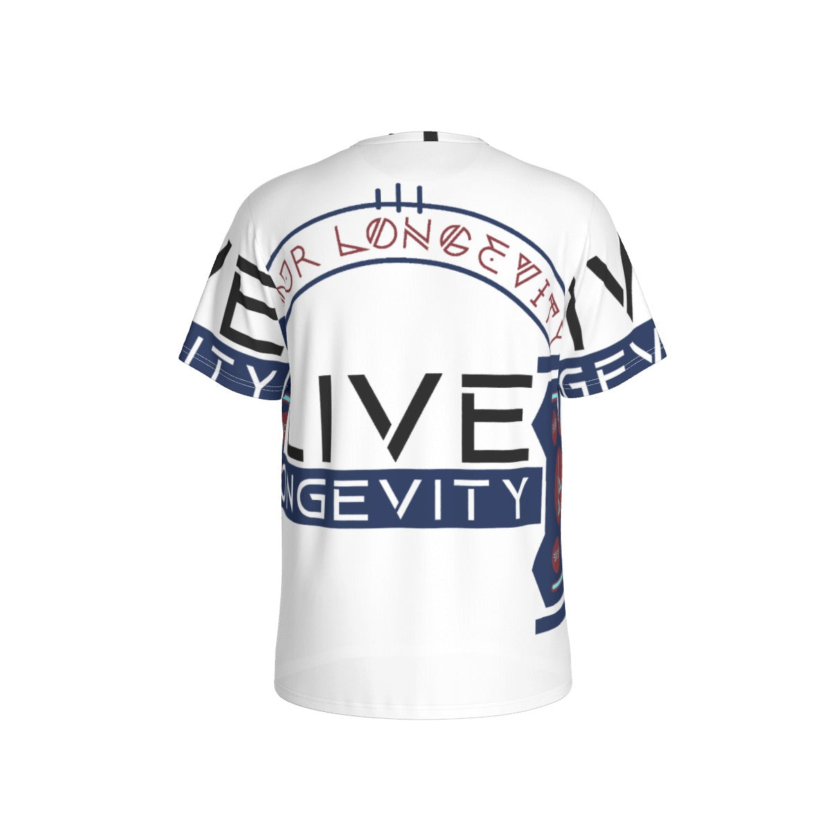 All-Over Print Men's O-Neck Sports T-Shirt
